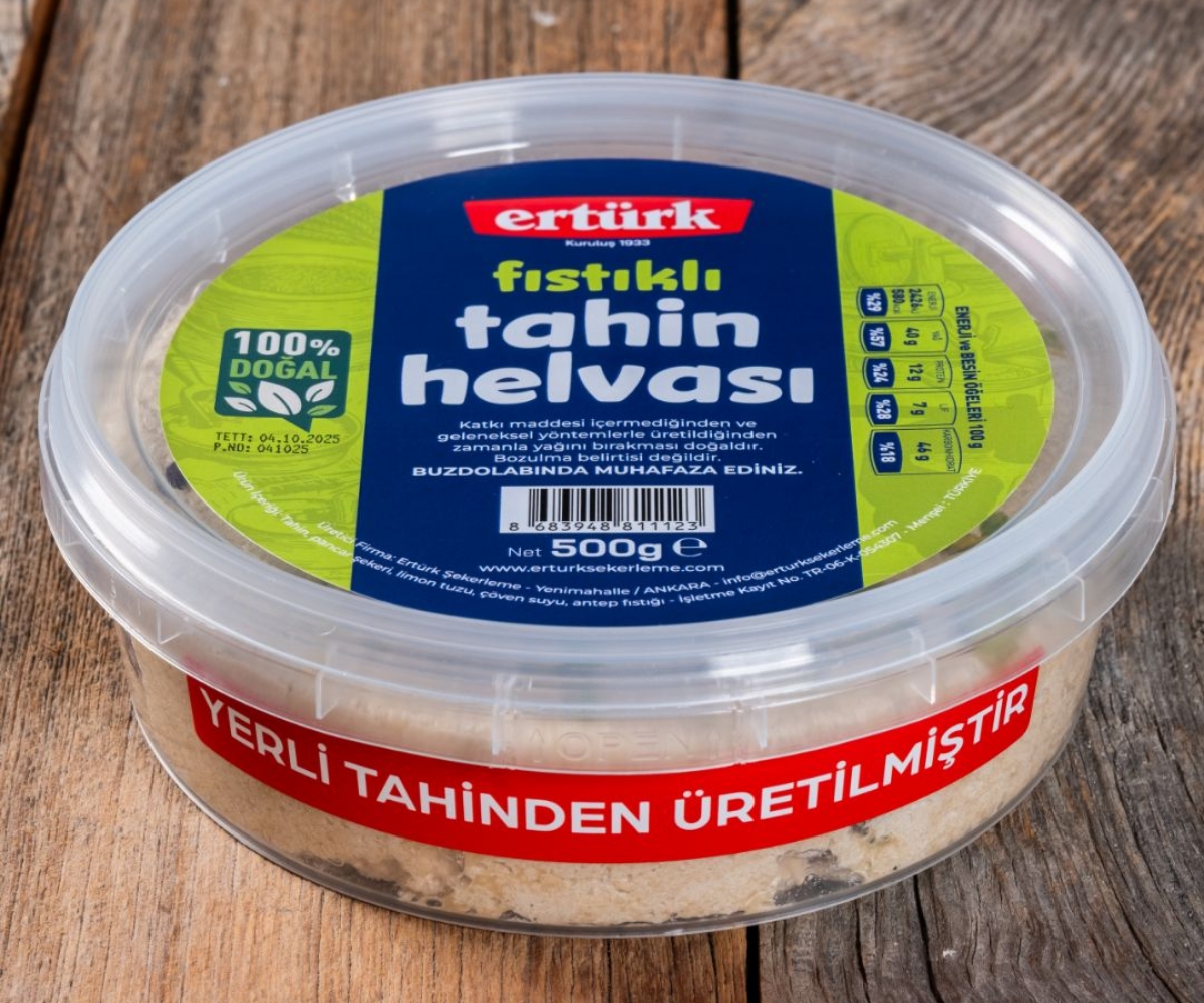 Fıstıklı Tahin Helvası <br> 500 g. 